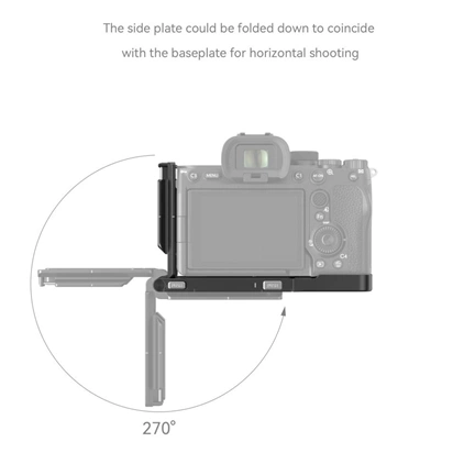 SMALLRIG Foldable L-Bracket for Sony A7RV/A7IV/A7SIII 3984