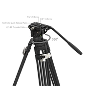 SMALLRIG FreeBlazer Heavy-Duty Aluminum Alloy Tripod Kit AD-80 4163