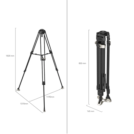 SMALLRIG FreeBlazer Heavy-Duty Carbon Fiber Tripod 4167