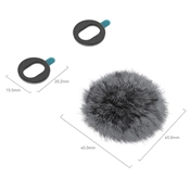 SMALLRIG Furry Windshield for Canon PowerShot V10 4177