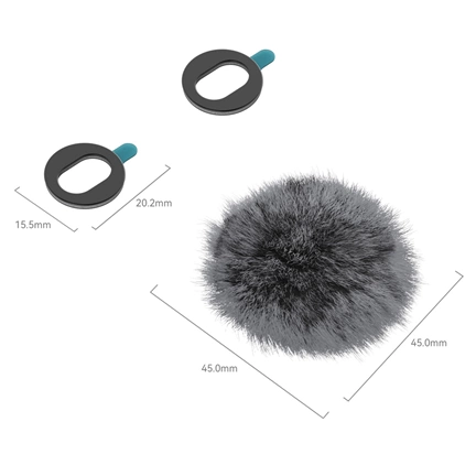 SMALLRIG Furry Windshield for Canon PowerShot V10 4177