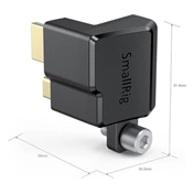 SMALLRIG HDMI & Type-C Right-Angle Adapter for BMPCC 4K  Camera Cage AAA2700