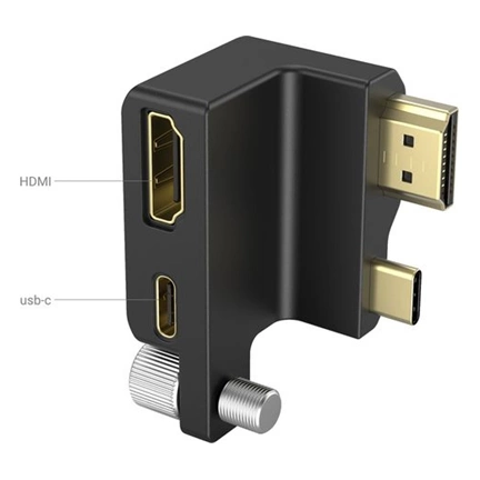 SMALLRIG HDMI & USB-C Right-Angle Adapter for BMPCC 6K Pro