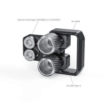 SMALLRIG HDMI and USB Type-C Cable Clamp for FUJIFILM X-T4 Cages BSC2809