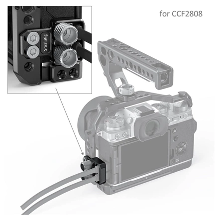 SMALLRIG HDMI and USB Type-C Cable Clamp for FUJIFILM X-T4 Cages BSC2809