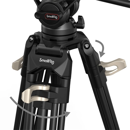 SMALLRIG Heavy-Duty Fluid Head Tripod AD-01 3751