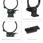SMALLRIG Horizontal-to-Vertical Mount Plate Kit for FUJIFILM Specific GFX Series Cameras 4305 SMALLRIG Horizontal-to-Vertical Mount Plate Kit for FUJIFILM Specific GFX Series Cameras 4305