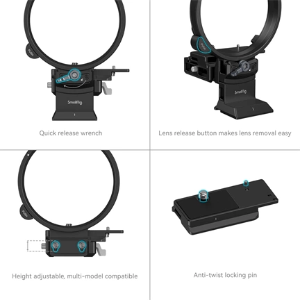 SMALLRIG Horizontal-to-Vertical Mount Plate Kit for FUJIFILM Specific GFX Series Cameras 4305 SMALLRIG Horizontal-to-Vertical Mount Plate Kit for FUJIFILM Specific GFX Series Cameras 4305