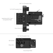 SMALLRIG Horizontal-to-Vertical Mount Plate Kit for FUJIFILM Specific GFX Series Cameras 4305 SMALLRIG Horizontal-to-Vertical Mount Plate Kit for FUJIFILM Specific GFX Series Cameras 4305