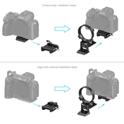 SMALLRIG Horizontal-to-Vertical Mount Plate Kit for Sony Alpha 1 / Alpha 7 / Alpha 9 / FX Series 4244 SMALLRIG Horizontal-to-Vertical Mount Plate Kit for Sony Alpha 1 / Alpha 7 / Alpha 9 / FX Series 4244