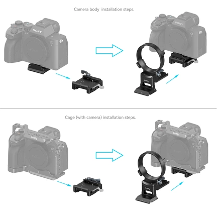 SMALLRIG Horizontal-to-Vertical Mount Plate Kit for Sony Alpha 1 / Alpha 7 / Alpha 9 / FX Series 4244 SMALLRIG Horizontal-to-Vertical Mount Plate Kit for Sony Alpha 1 / Alpha 7 / Alpha 9 / FX Series 4244