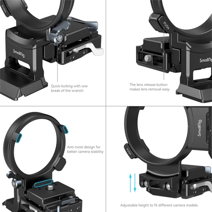 SMALLRIG Horizontal-to-Vertical Mount Plate Kit for Sony Alpha 1 / Alpha 7 / Alpha 9 / FX Series 4244 SMALLRIG Horizontal-to-Vertical Mount Plate Kit for Sony Alpha 1 / Alpha 7 / Alpha 9 / FX Series 4244