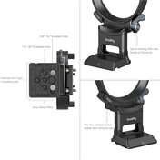 SMALLRIG Horizontal-to-Vertical Mount Plate for Sony Alpha 7C II / Alpha 7CR 4424