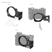 SMALLRIG Horizontal-to-Vertical Mount Plate for Sony Alpha 7C II / Alpha 7CR 4424
