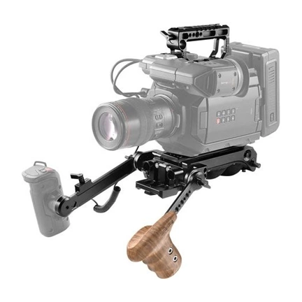 SMALLRIG Left Side Wooden Grip with Arri Rosette 1891B