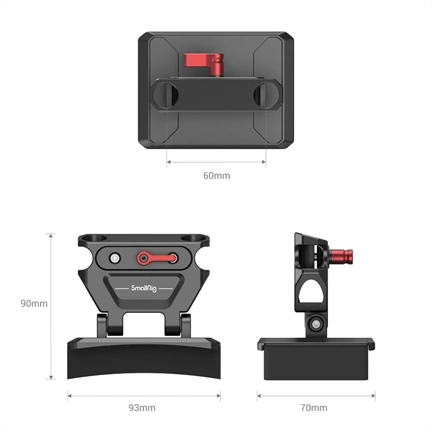 SMALLRIG Lightweight Chest Pad with Rod Clamp MD3183