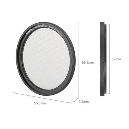 SMALLRIG MagEase Magnetic Star-Cross Filter Kit (8 Points) 52mm 4218
