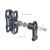 SMALLRIG Magic Arm with Dual Ball Heads (1/4”-20 Screws and ARRI locating Screw)
