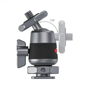 SMALLRIG Mini Ball Head with Removable Cold Shoe Mount (2db)