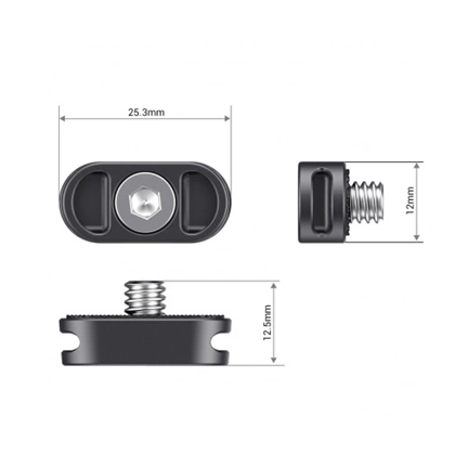 SMALLRIG Mini Plate for Gimbal Shoulder Strap (2 PCS) AAN2366