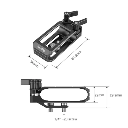 SMALLRIG Mount for LaCie Rugged SSD 2814