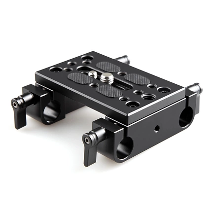 SMALLRIG Mounting Plate with 15mm Rod Clamps 1775