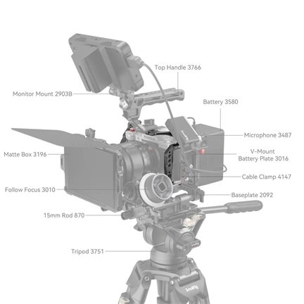 SMALLRIG Multifunctional Cage for FUJIFILM X-T5 4135