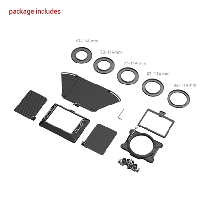 SMALLRIG Multifunctional Modular Matte Box (114mm) Basic Kit