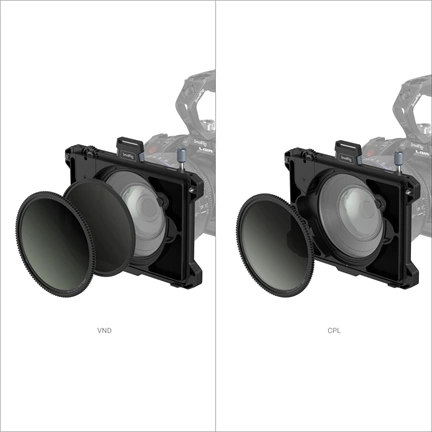 SMALLRIG Multifunctional Modular Matte Box (95mm) VND Kit