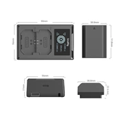 SMALLRIG NP-FZ100 Camera Battery and Charger Kit 3824