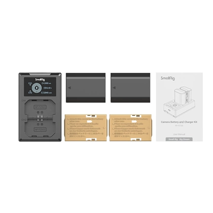 SMALLRIG NP-FZ100 Camera Battery and Charger Kit 3824