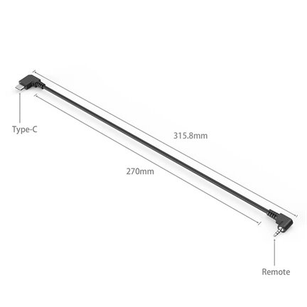 SMALLRIG Panasonic Remote-Camera Control Cable (Remote to Type C) for SMALLRIG Control Handle 2970