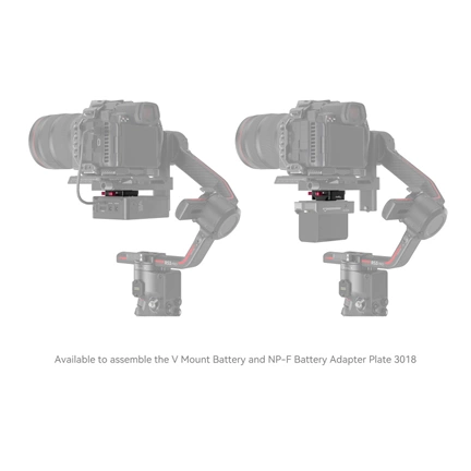 SMALLRIG Power Supply Mount Plate fror DJI RS 4189