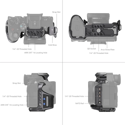 SMALLRIG Rhinoceros Cage for Sony Alpha 7R5/A7IV/A7SIII