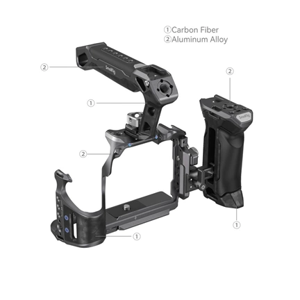 SMALLRIG Rhinoceros Cage for Sony Alpha 7R5/A7IV/A7SIII