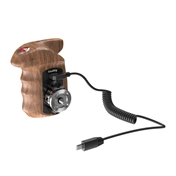 SMALLRIG Right Side Wooden Hand Grip with Record Start/Stop Remote Trigger for Sony Mirrorless Cameras HSR2511 SMALLRIG Right Side Wooden Hand Grip with Record Start/Stop Remote Trigger for Sony Mirrorless Cameras HSR2511