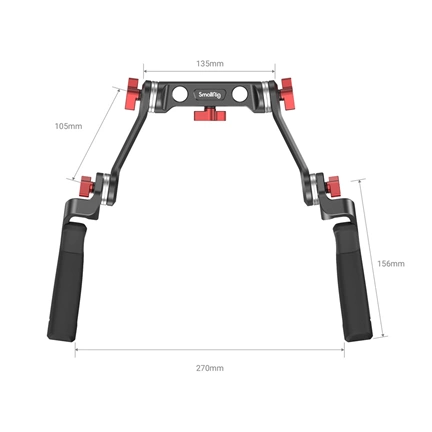 SMALLRIG Rosette Handle Kit (Cheese Short Arm) 2002F