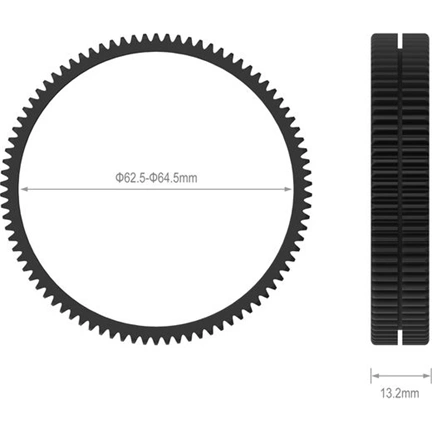 SMALLRIG Seamless Focus Gear Ring 62.5-64.5