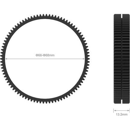 SMALLRIG Seamless Focus Gear Ring 66-68