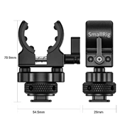 SMALLRIG Shotgun Microphone Holder (Cold Shoe) BSM2352