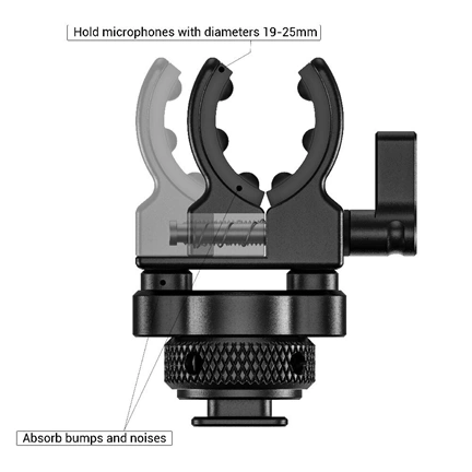 SMALLRIG Shotgun Microphone Holder (Cold Shoe) BSM2352