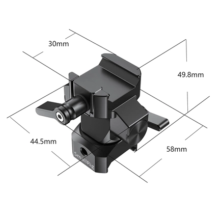 SMALLRIG Swivel and Tilt Monitor Mount with Nato Clamp(Both Sides) BSE2385