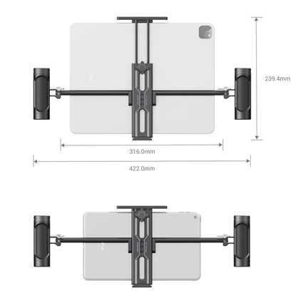 SMALLRIG Tablet Mount with Dual Handgrip for iPad 2929B