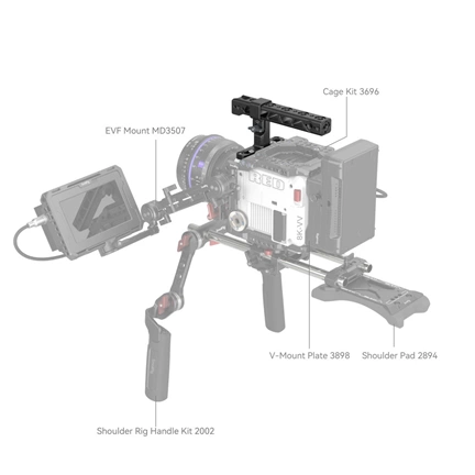 SMALLRIG Top Handle for RED KOMODO / V-RAPTOR / V-RAPTOR XL 4062