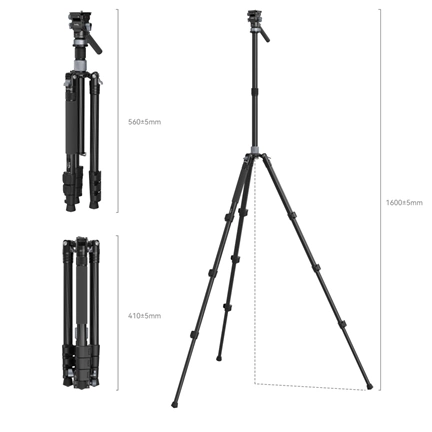 SMALLRIG Travel Video Tripod Kit 4221