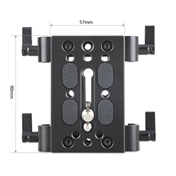 SMALLRIG Tripod Mounting Kit W/15mm Rail Block 1798