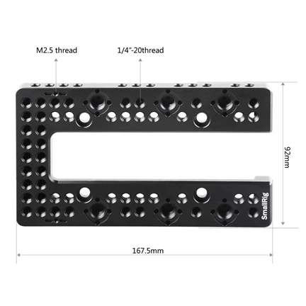 SMALLRIG U-Shape Top Mount Plate for Sony FS7/FS7II 1975