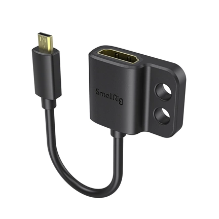 SMALLRIG Ultra Slim 4K HDMI Adapter Cable (D to A) 3021