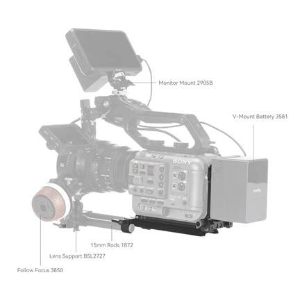 SMALLRIG V-Mount Battery Mount Plate Kit for Cinema Cameras 4323