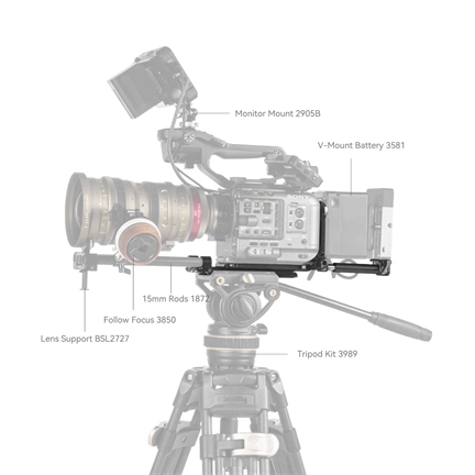 SMALLRIG V-Mount Battery Mount Plate Kit for Cinema Cameras 4323